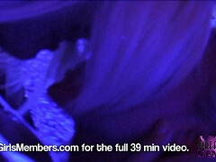 Kissing And Flashing With 3 Party Girls