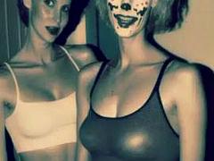 Leie, Asiatisch, Schwarz, Geschnappt, Schwarz, Hardcore, Titten