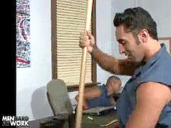 Anal, Mamada, Gay, Sexo duro, Oficina, Chupando