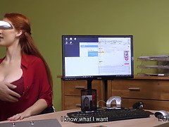 Kont, Pijpbeurt, Likken, Masturbatie, Gezichtspunt, Kut duiken, Roodharige vrouw, Tiener