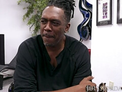 Gros cul, Grosse bite, Gros seins, Blonde, Queue, Faciale, Interracial, Léchez