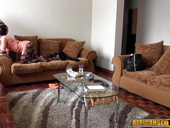 Perfect arse black teenage riding big penis