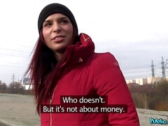 Gros seins, Sucer une bite, Plantureuse, Voiture, Tir de sperme, Pov, Public, Rugueux