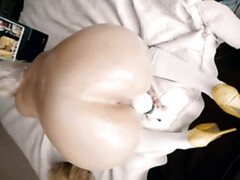 Gros cul, Éjaculation interne, Tir de sperme, Gode, Pénétrer avec le poing, Orgasme, Pov, Jouets