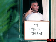 Teenage wants a surprise by pervy teacher