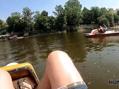 Tussi, Grosse titten, Blasen, Braunhaarige, Vollbusig, Paar, Natürlichen titten, Realität