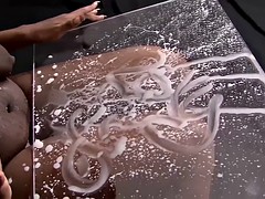 Красотки, Большие сиськи, Черные, Черненькие, Латекс, Соски, В офисе