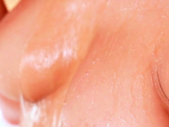 Bruinharig, Hd, Masturbatie, Douche, Alleen