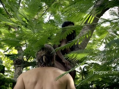 Kont, Grote mammen, Zwart, Bruinharig, Rondborstig, Natuurlijk, Geschoren, Tiener