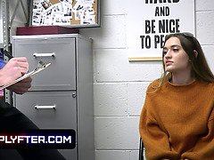 Shoplyfter - glorious petite caught stealing & used sexually