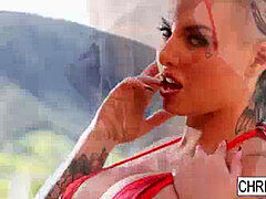 Braunhaarige, Muschi, Tätowierung