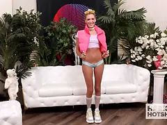 Horny Blonde Addison Vodka Wants More Rough Sex With Bryan Gozzling