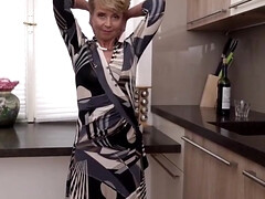 Belleza, Rubia, Mamada, Garganta profunda, Hembra, Pezones, Medias largas, Juguetes