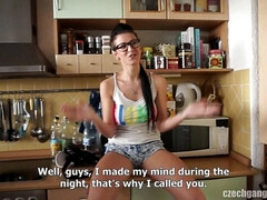 Amateur, Tetas grandes, Morena, Corrida, Corridas, Checa, Grupo, Grupo