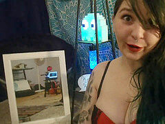 Frau, Behaart, Orgasmus, Abendanzug