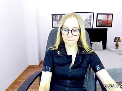 Любители, Блондинки, Европейки, Очки, Домашнее видео, Соло, Сиськи, Вебкамера