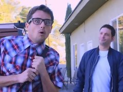 Anal, Cul, Chambre à dormir, Grosse bite, Brunette brune, Poilue, Hd