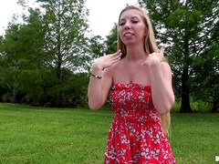 Blonde, Sucer une bite, Plantureuse, Grossier, En levrette, Faciale, Seins naturels, Réalité