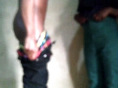 18 jaar, Afrikaans, Enthousiasteling, Pijpbeurt, Bruinharig, Lul, Hd, Huisgemaakt