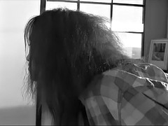 Bruinharig, Zwart, Europees, Dominante vrouw, Harig, Hardcore, Panty, Rijden