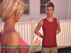 AWAM 52 teaches Christine Bow how to play basketball