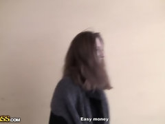 Sperma in gezicht, Geld, Slikken, Trio