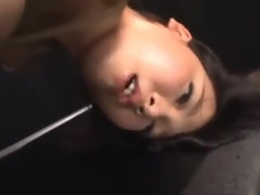 Sexy Japanese whore in gang bang
