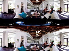 badoink vr amazing group sex  a 360 experience vr porn