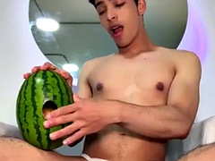 Fucking a watermelon like its your pussy
