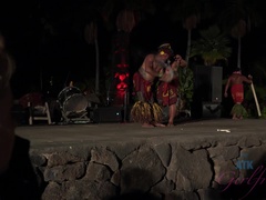 A nice Luau and morning sex with Riley.