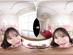 60fps Asian fetish hardcore with busty Japanese babe in POV VR hardcore with cumshot