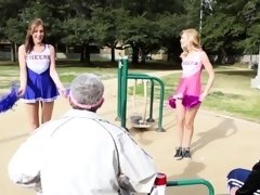 Father tricks duddy' patron's daughter Cheerleaders