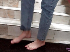 Enthousiasteling, Kont, Fetisj, Voeten fetish, Lesbisch, Moeder die ik wil neuken, Tiener