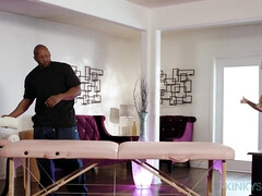 Cul, Gros seins, Noire, Sucer une bite, Interracial, Bureau, Chatte, Mouillée