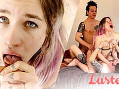 Leie, In den arsch, Arsch, Hundestellung, Doppelpenetration, Hd, Pov, Flotter dreier