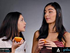 GIRLSWAY Emily Willis And Jane Wilde s Dirty Oral Pleasure: Teen, Small Tits  Lesbian Porn