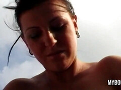 Любители, Большие сиськи, Брюнетки, Белье, На природе, Трусики, На публике, Сиськи