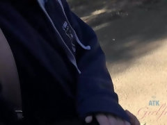 Enthousiasteling, Pijpbeurt, Bruinharig, Vriendin, Olie, Orgasme, Mager, Tieten likken