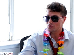 お尻, ブロンド, 古典, ダブル開発, 淫乱熟女, 天然, オフィス, オッパイの