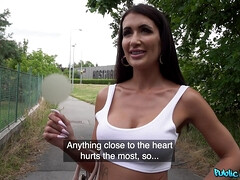 アメリカ人, お尻, デカパイ, イギリス人, 茶髪の, 淫乱熟女, お金, 公共