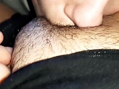 Romantic Lesbian Licking and Sucking Hairy Pussy - Intimate Amateur Cunnilingus Orgasm