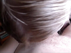 Gros cul, Gros seins, Blonde, Sucer une bite, Plantureuse, Seins naturels, Branlette espagnole, Nénés