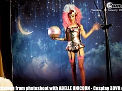 Watch extravagant Adelle Unicorn and Adelle's porn