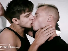 Army Jock Gives Bunkmate His First Gay Experience