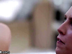 デカチン, デカパイ, ブロンド, 浮気者, イマラチオ, デカチンの, キス, 妻