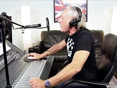 デカパイ, ブロンド, イギリス人, Hd, 現実, ストッキング, 三人