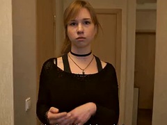 フェラチオ, カップル, ハードコア, ロシア人, 剃毛, フェラする, ティーン, オッパイの