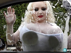 Большие сиськи, Блондинки, В машине, Хд, На природе, Соло