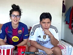 Bedriegen, Man die toekijkt, Hd, Huisgemaakt, Indisch, Gezichtspunt, Ruw, Vrouw