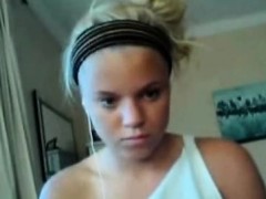 Amateur, Culo, Rubia, Masturbación, Solo, Camara web